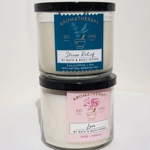 Bath and body works aromatherapy candles